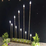 IMUWEN 10 Heads/5 Heads Metal Candelabra Candle Holders