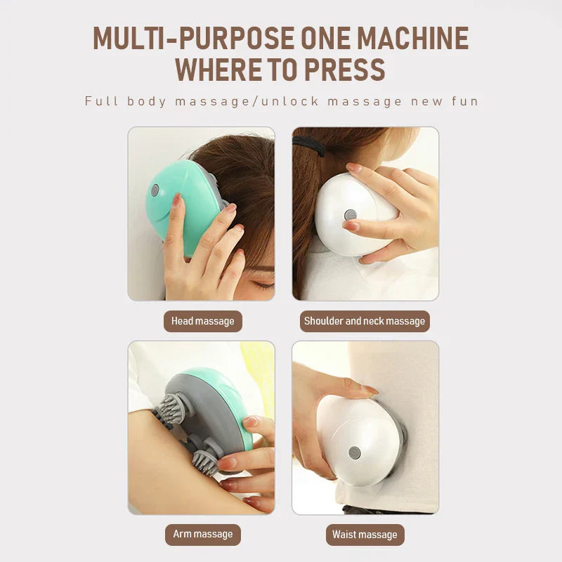 Head Massager Multi-function Automatic Hair Massage Instrument Massage