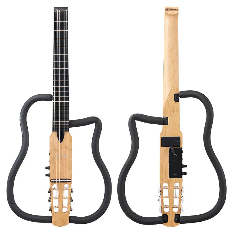 Headless Silence Classical Guitar 6 String 34 Inch