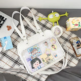 Heart Ita Bag Crossbody with Purse PU Japanese