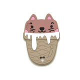 TYRY.HU 2pcs Silicone Dessert Cartoon Teethers Safe BPA