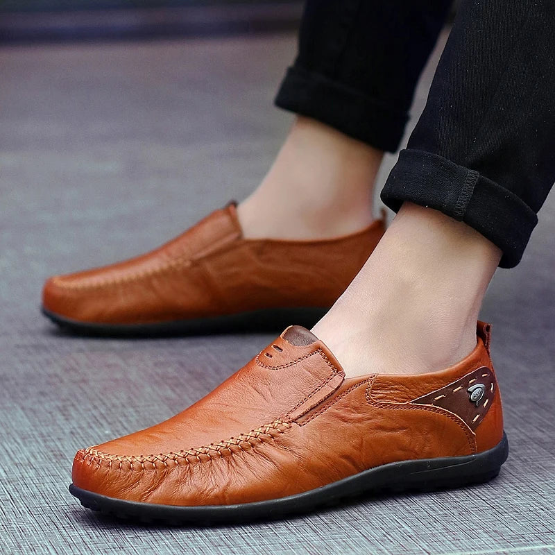 Leather Shoes Men Fashion Leather Genuine High Quality