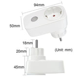 Smart Home EU French Socket Power Plug 433Mhz