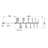 915MHz Yagi Antenna PCB High Frequency Board RFID