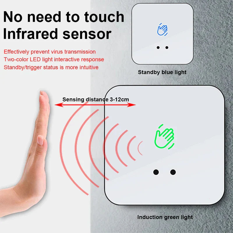 5pcs Touchless Exit Button Door Access Control Release
