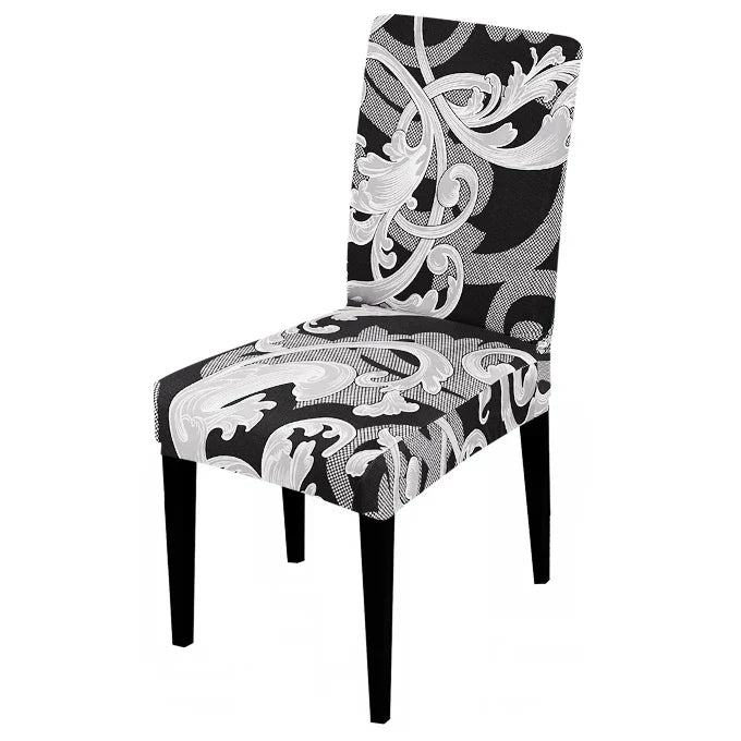 Printed Chair Cover Elastic Seat Chair Covers Removable