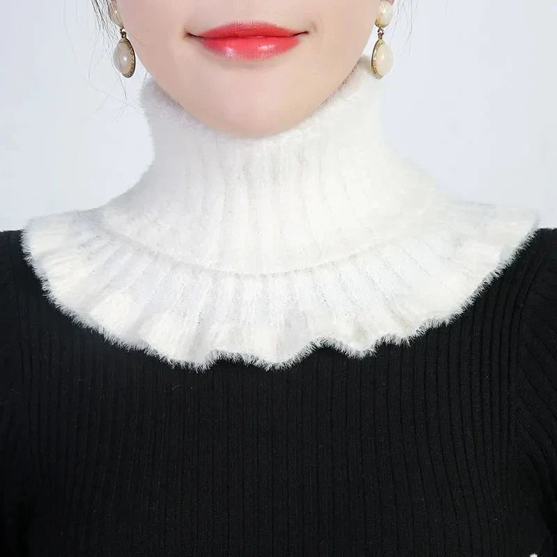 Thickened Imitation Mink Cashmere Bib Women's FallWinter Warm