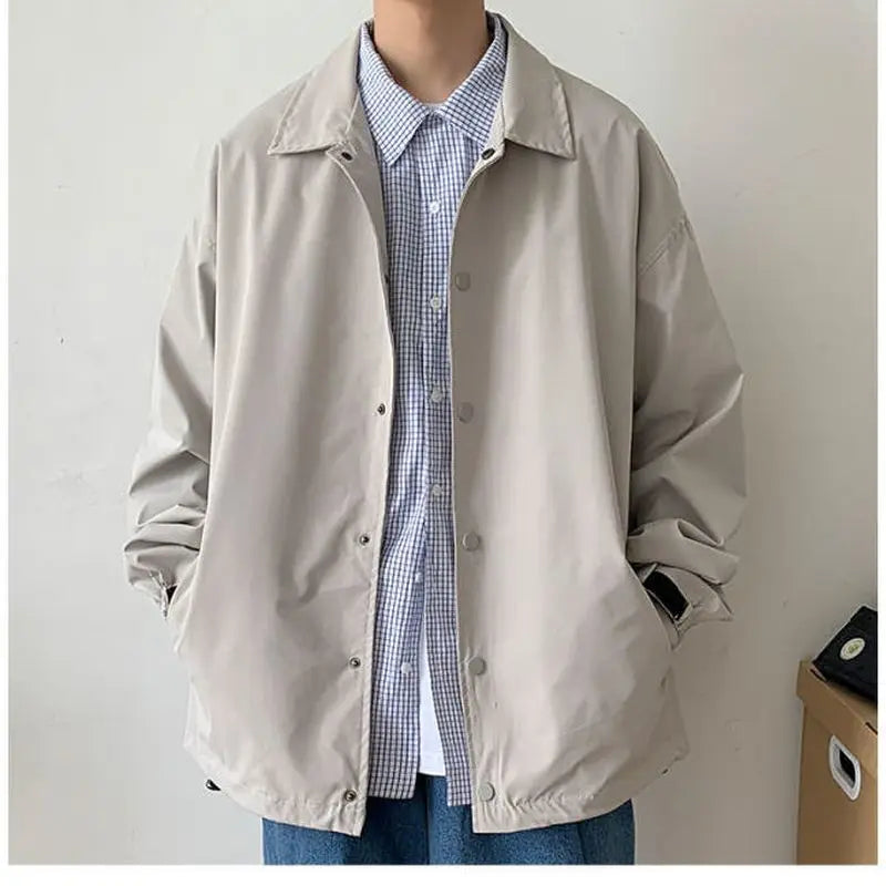 Jacket men women autumn winter Korean trend loose