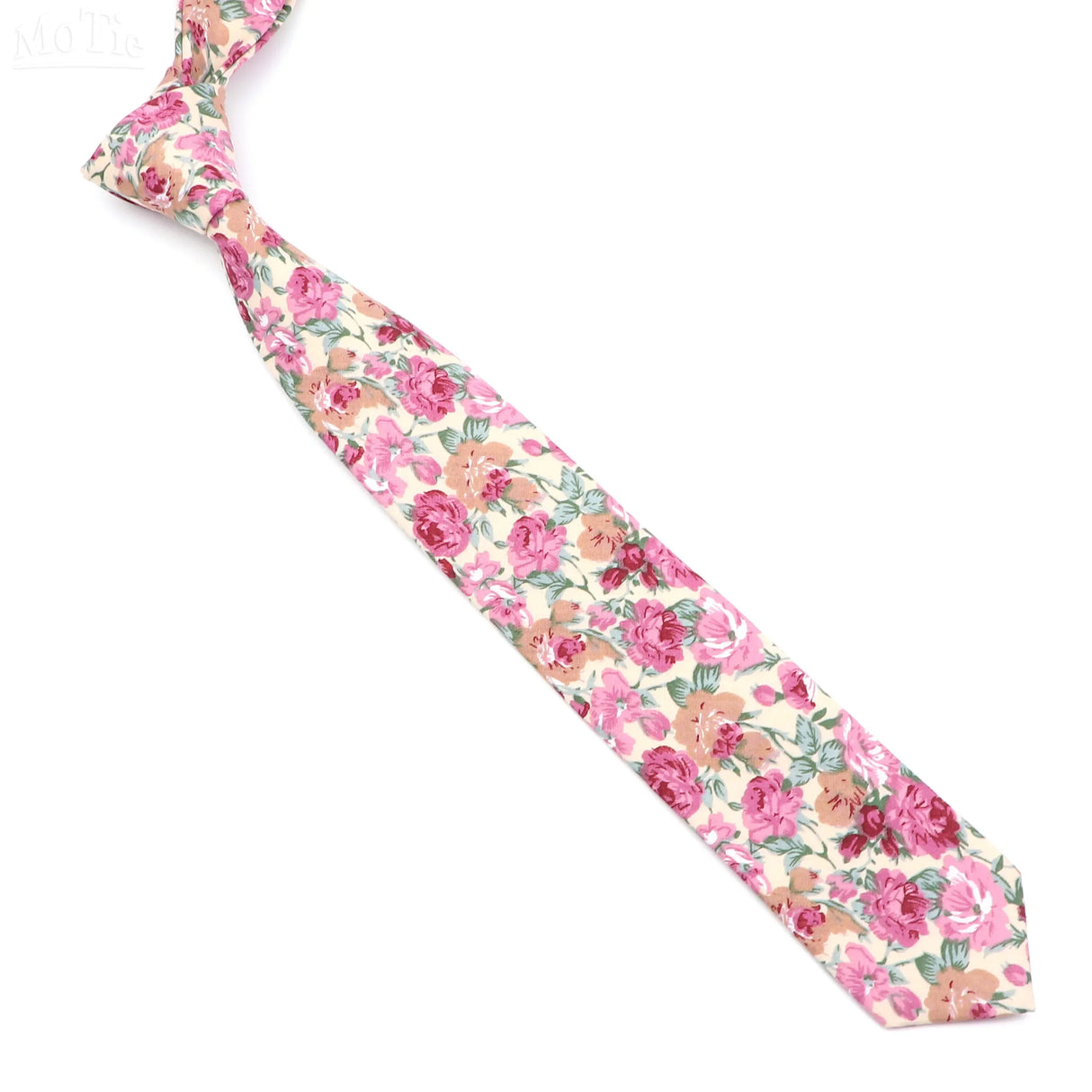 New Floral Tie For Men Skinny Casual Cotton