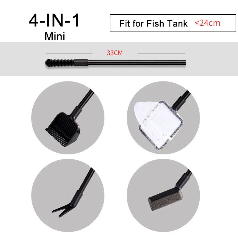 6-IN-1 Aquarium Cleaning Tools Kits Fish Tank Clean