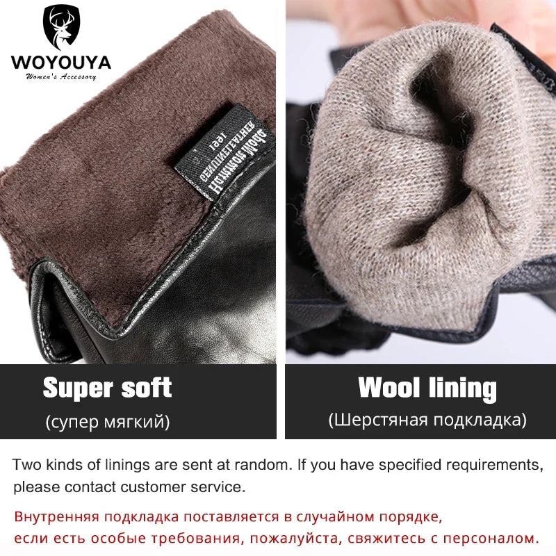 Comfortable Keep warm gloves male winter,Water ripple design