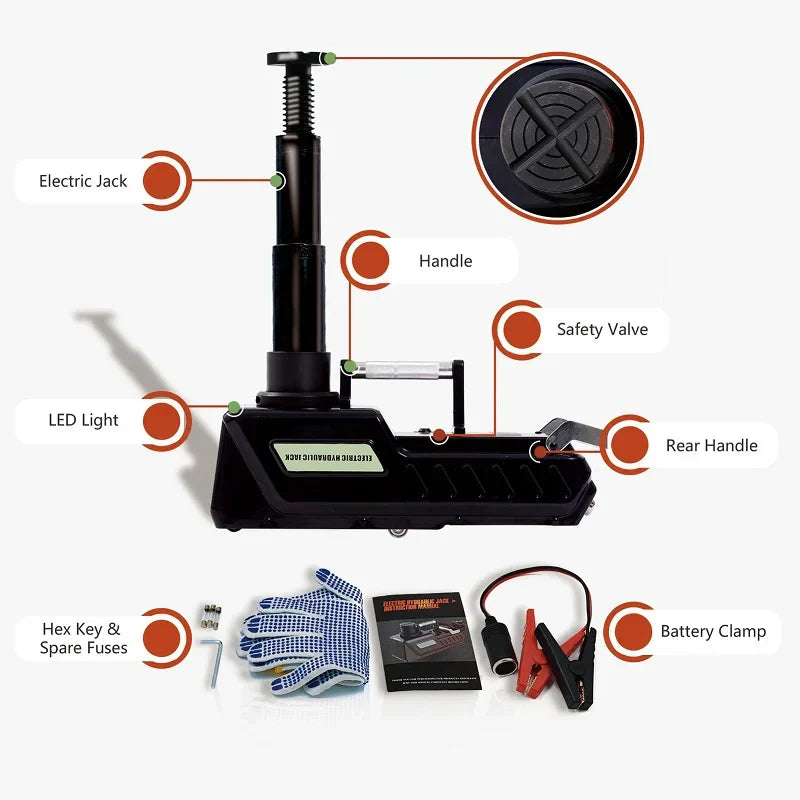 15Ton Electric Car jack 12V Electric Hydraulic Jack