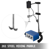 VEOVR 3000RPM Electric Overhead Stirrer Mixer Magnetic Agitador