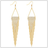 Baroque Long Tassels Dangle Earrings for Women Accessories