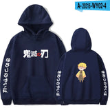 Anime Hoodie Demon Slayer Oversized Hoodies Sweatshirts Men/Womens