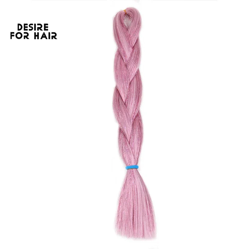 Desire for Hair 5Packs Synthetic Braiding Hair Christmas