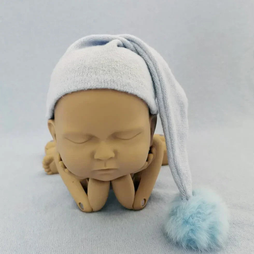 Baby Boy Girl Knitted Hat For Newborn Photography Props Accessories Babies New Born Cap Newborns Photo Shoot Hats Bonnet Bebe