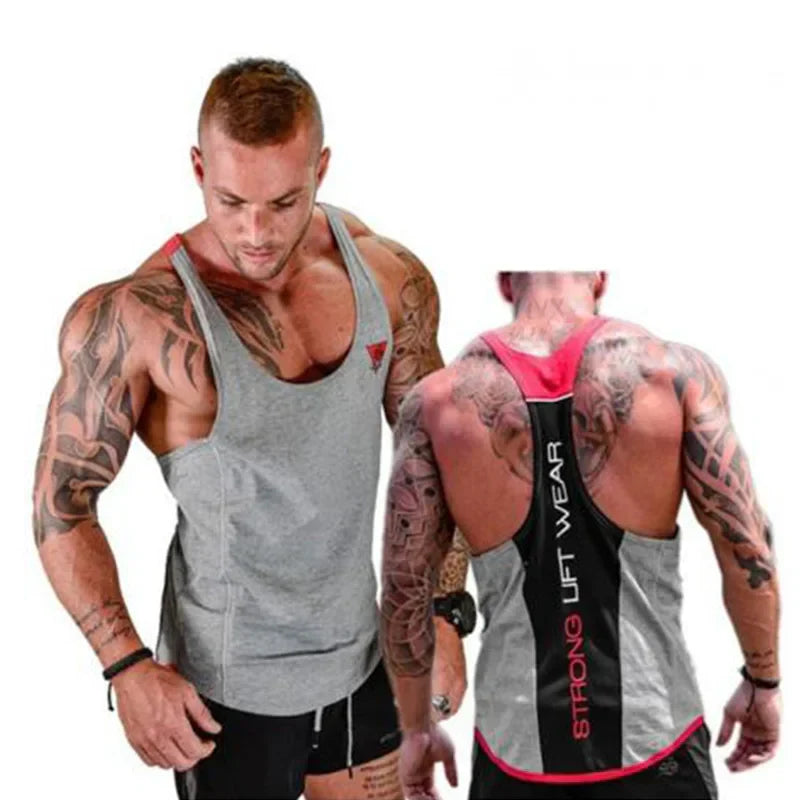 2021 New Men Tank top Gyms Workout Fitness