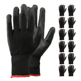 nylon safety coating gloves gardening work protection construction