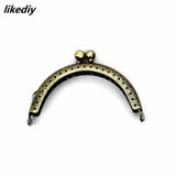 5 PcsLot 8.5 CM Size Double Bead Semicircular