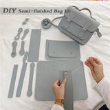 DIY Leather Cambridge Bag Handmade Sewing Women Crossbody