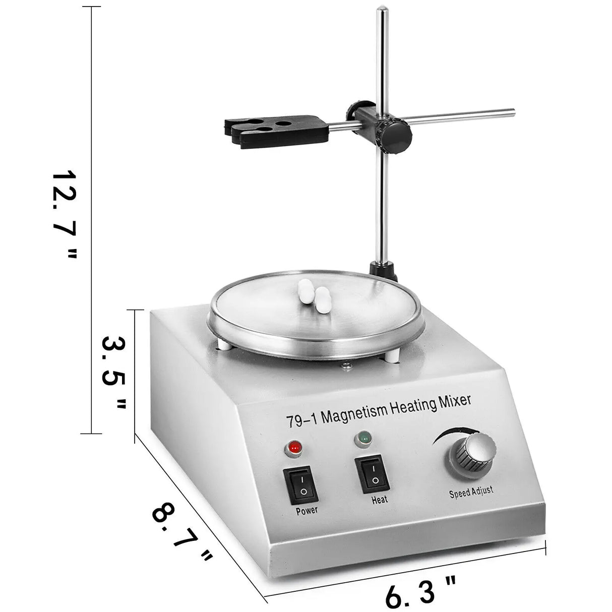 VEVOR 1L Heating Magnetic Stirrer Hot Plate W/