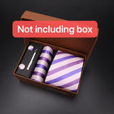 modern ties for men 2024 red Set Gift