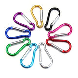 30PCS Aluminum Carabiner Key Chain Clip Outdoor Camping