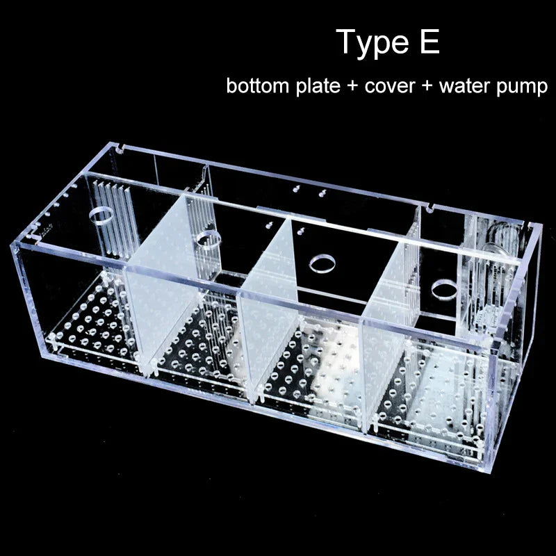 220V Creative Betta Fish Tank Breeding Incubator Isolation
