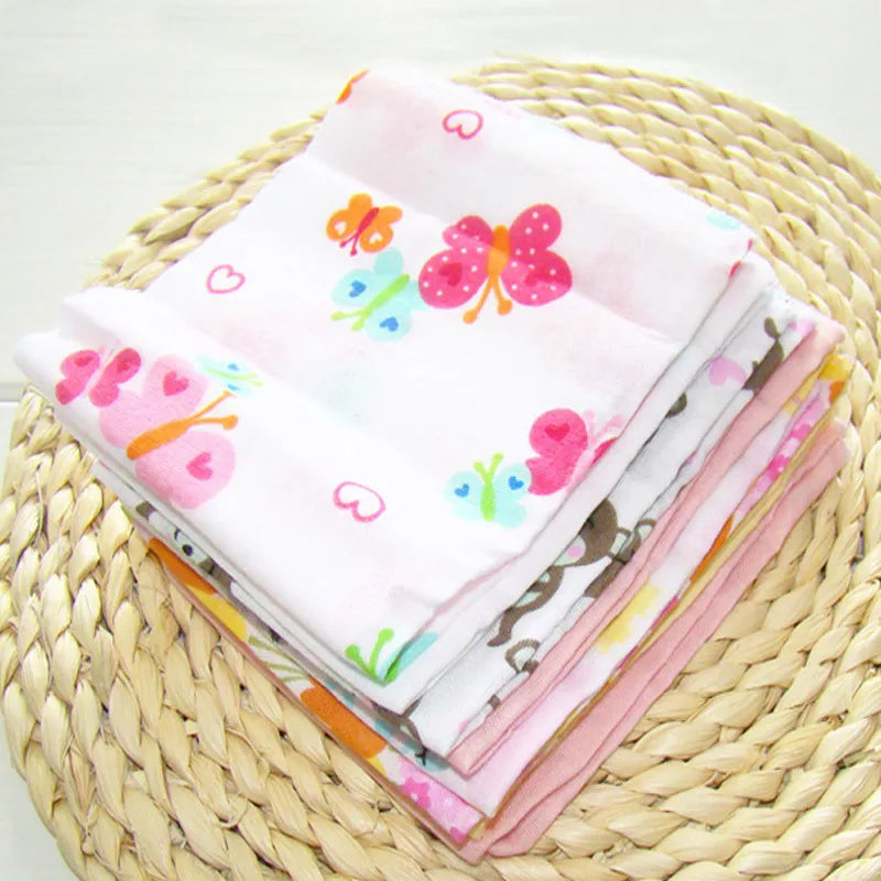 8pcs/pack Boys Girls Washcloth Cloth Wipes Nursing Wipe