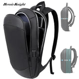 Heroic Knight Men's Backpack 17.3 Inch Waterproof Expandable