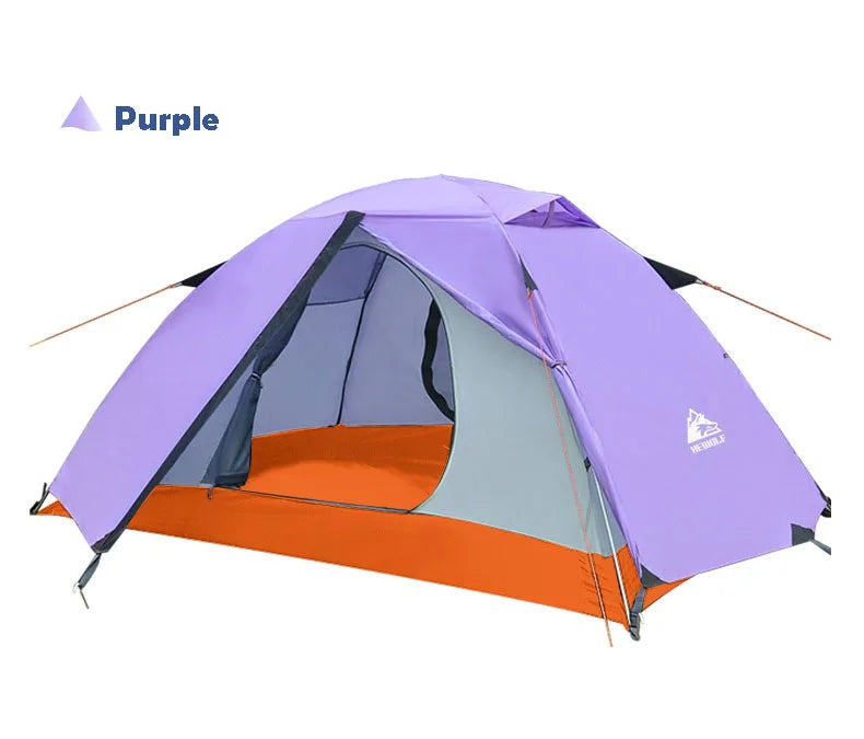 Hewolf 2 Person Waterproof Camping Tent For Outdoor