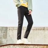 SEMIR Jeans Men Solid Retro Hong Kong Style