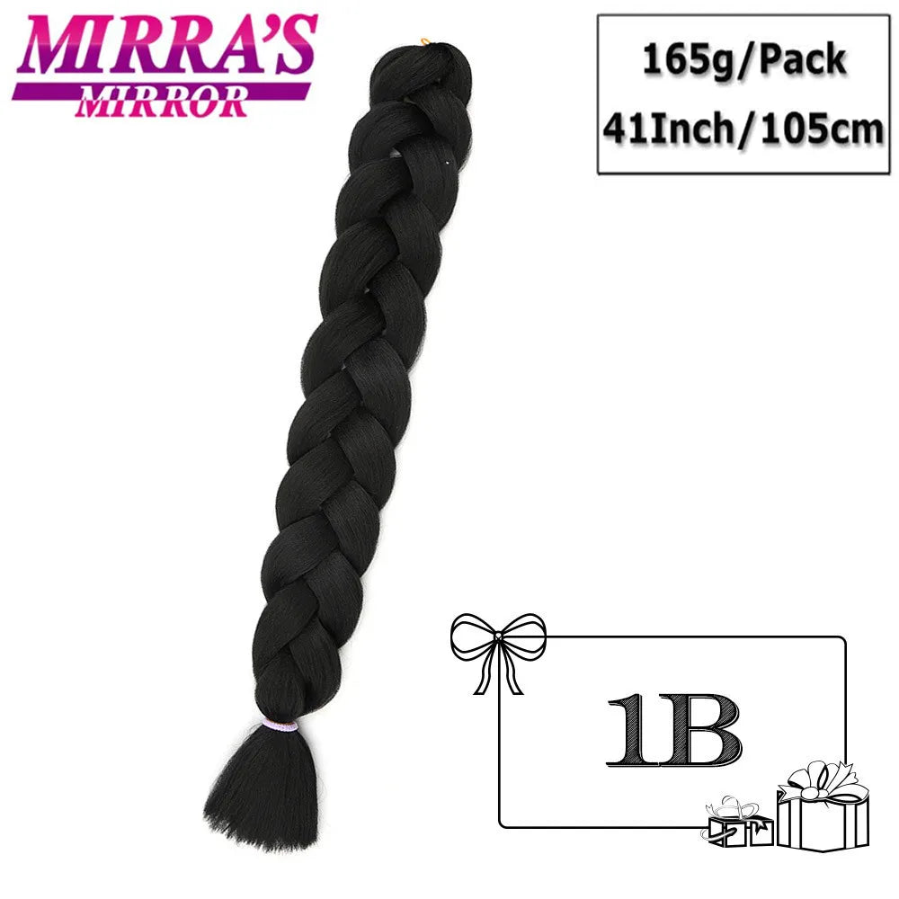 82" Jumbo Box Braids Synthetic Hair Extensions