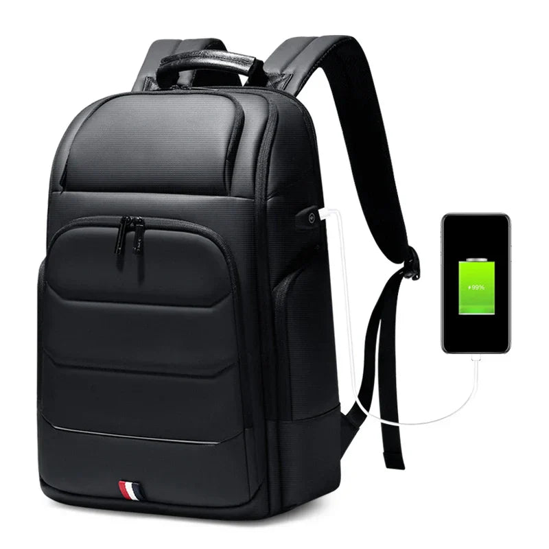 Fenruien Waterproof Backpacks USB Charging School Bag Antitheft