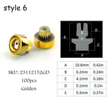 100pcs Various Sizes Wheel Rivets Nuts For Rim