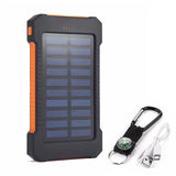 For Xiaomi iPhone Solar Power Bank 10000mAh External