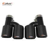 EPLUS Car Carbon Fiber Glossy Muffler Tip H