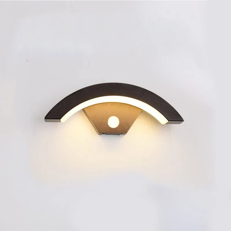 Moden waterproof outdoor wall lamp PIR motion sensor