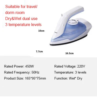 DMWD HandHeld Garment Steamer mini Clothes Steam Iron