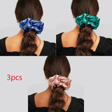 4Pcs/3Pcs Oversized Scrunchie Big Rubber Hair Tie Set