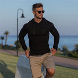 New Fashion Winter Hooded Sweater Men Warm Turtleneck