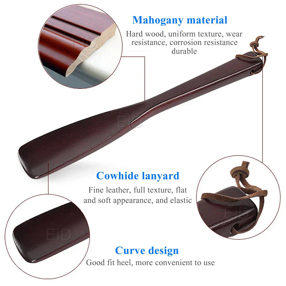 Birch Wooden Shoehorn 254054cm Durable Shoe Horn Handle