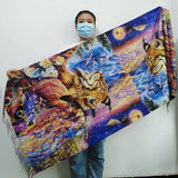 New Cashmere Scarf Women Digital Printing Pashmina Shawl