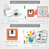 Easythreed Nano Mini 3d DIY Printer Educational Household