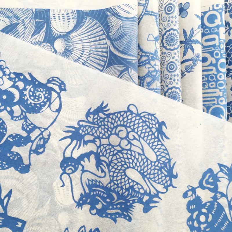 Pottery ceramics clay Transfer paper glaze underglaze flower