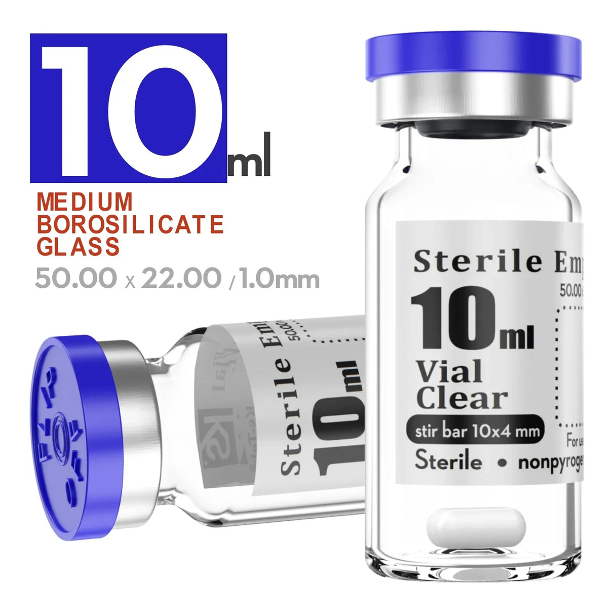 Ks-Tek Sterile Empty Vials with Self Healing Injection