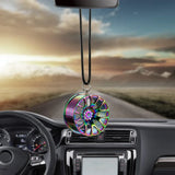 Car Ornament Pendant Metal Wheel Hub Flywheel Hanging