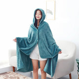 Textile City Ins Hooded Blanket Trend Plush Thick