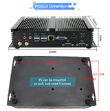 Yohirs Embedded Fanless Industrial Mini PC I5 8250U